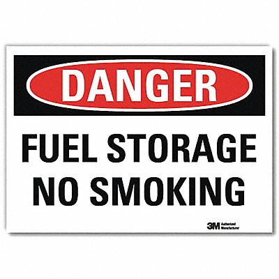 LYLE U31522RD7X5 Danger Sign 5inx7in Reflective Sheeting