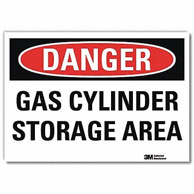 LYLE U31528RD7X5 Danger Sign 5inx7in Reflective Sheeting