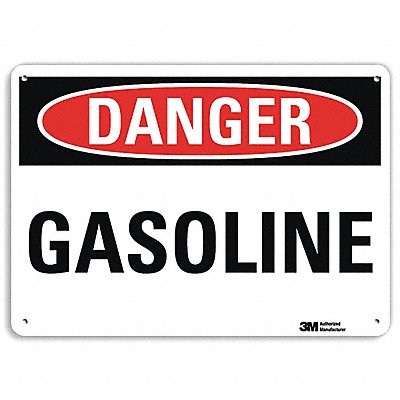 LYLE U31531NA10x7 Danger Sign 7 in x 10 in Aluminum