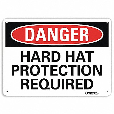 LYLE U31554RA10X7 Danger Sign 7 in x 10 in Aluminum