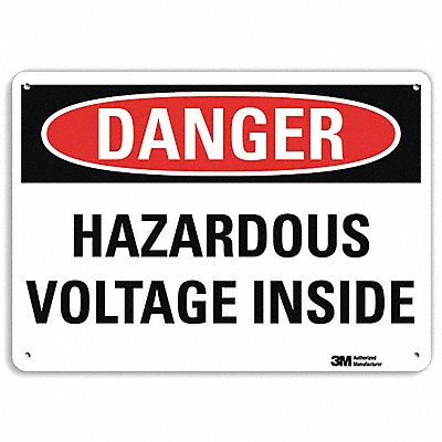 LYLE U31577RA14X10 Danger Sign 10 in x 14 in Aluminum