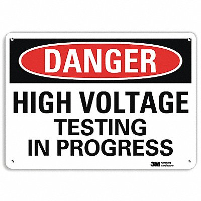 LYLE U31633NA10x7 Danger Sign 7 in x 10 in Aluminum