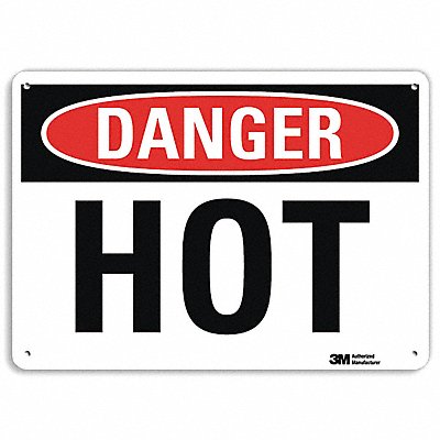 LYLE U31649NP14X10 Danger Sign 10 in x 14 in Plastic