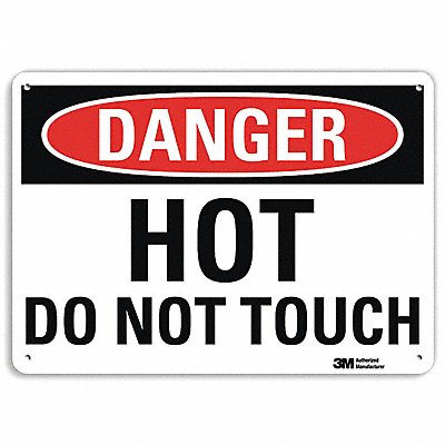 LYLE U31653NA10x7 Danger Sign 7 in x 10 in Aluminum