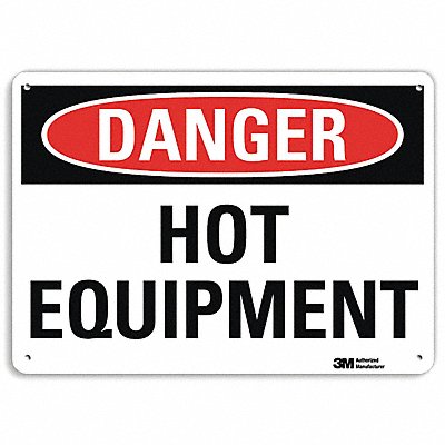 LYLE U31655RA14X10 Danger Sign 10 in x 14 in Aluminum