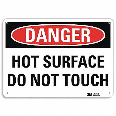 LYLE U31660RA10X7 Danger Sign 7 in x 10 in Aluminum