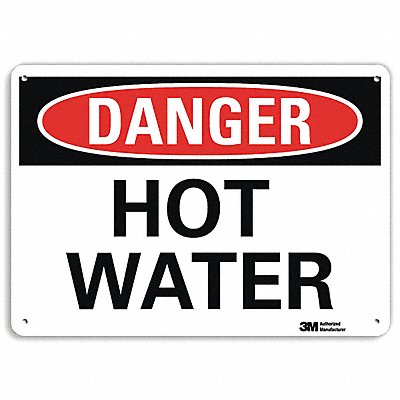 LYLE U31661RA14X10 Danger Sign 7 in x 14 in Aluminum