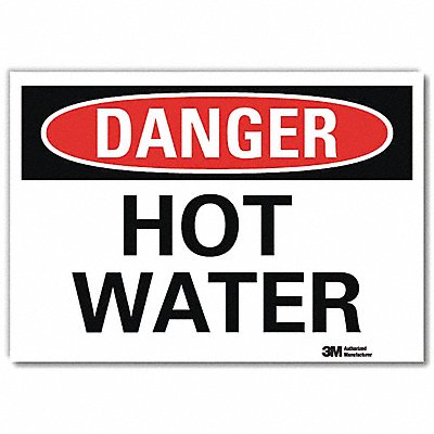 LYLE U31661RD7X5 Danger Sign 5inx7in Reflective Sheeting