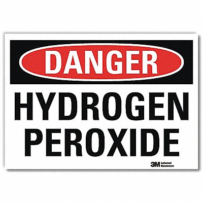 LYLE U31671RD14X10 Danger Sign 10 in x 14 in Reflective Sheeting