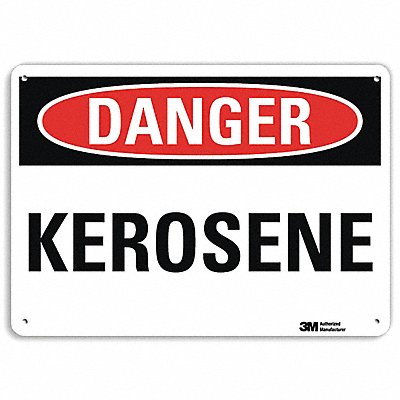 LYLE U31731RA14X10 Danger Sign 7 in x 14 in Aluminum