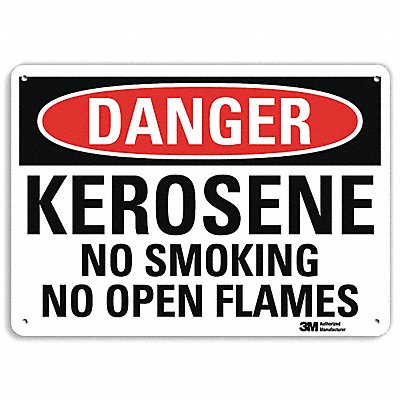 LYLE U31732NA14x10 Danger Sign 10 in x 14 in Aluminum