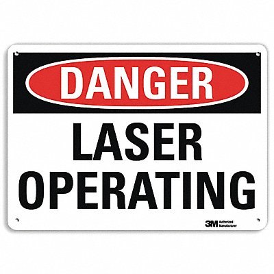 LYLE U31739NA14x10 Danger Sign 10 in x 14 in Aluminum