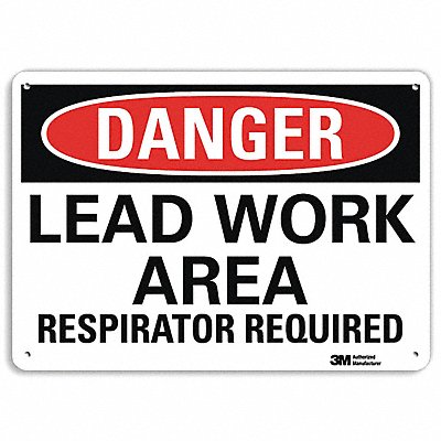 LYLE U31751NA10x7 Danger Sign 7 in x 10 in Aluminum