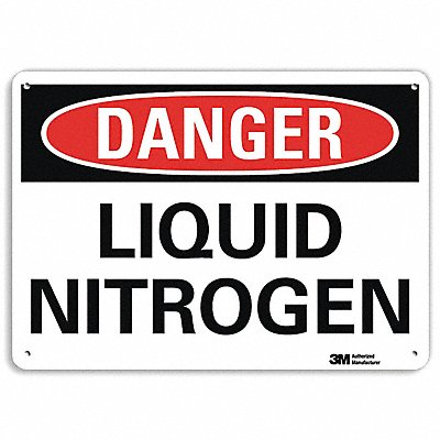 LYLE U31754NA10x7 Danger Sign 7 in x 10 in Aluminum
