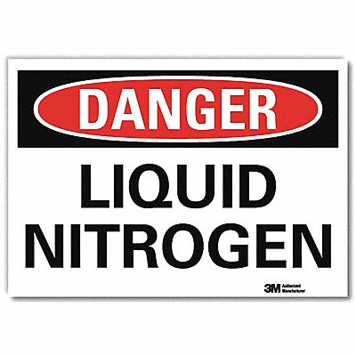 LYLE U31754RD14X10 Danger Sign 10 in x 14 in Reflective Sheeting