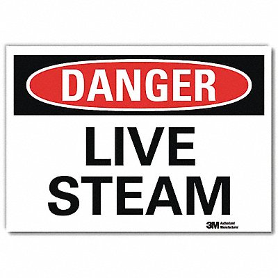 LYLE U31756RD7X5 Danger Sign 5inx7in Reflective Sheeting