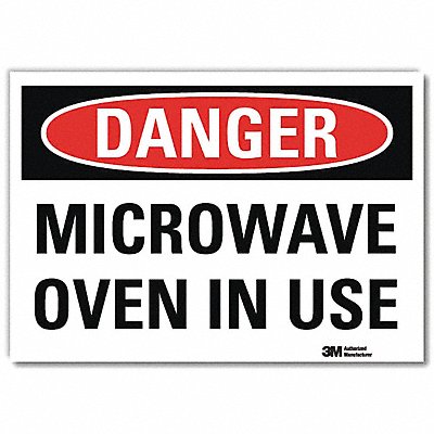 LYLE U31799RD10X7 Danger Sign 7 in x 10 in Reflective Sheeting