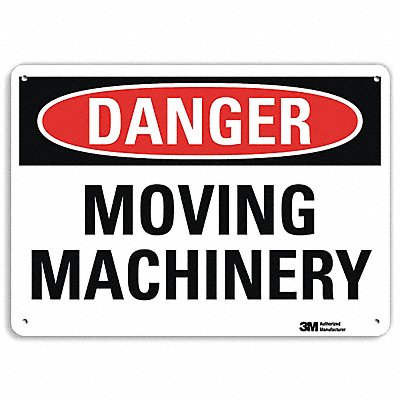 LYLE U31803RA10X7 Danger Sign 7 in x 10 in Aluminum