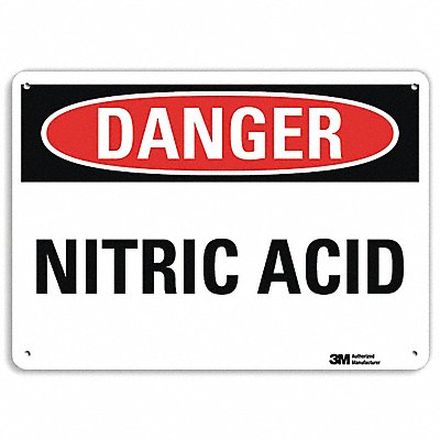 LYLE U31810NP14X10 Danger Sign 10 inx14 in Plastic