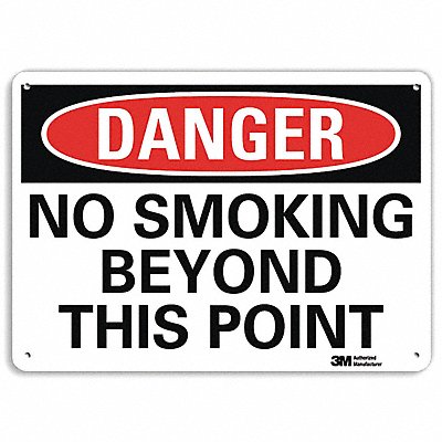LYLE U31834RA10X7 Danger Sign 7 in x 10 in Aluminum