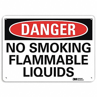 LYLE U31838NA14x10 Danger Sign 10 in x 14 in Aluminum
