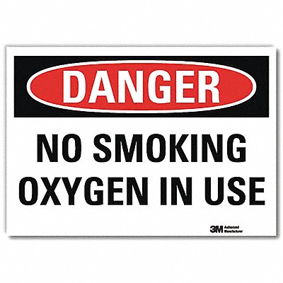 LYLE U31854RD14X10 Danger Sign 10inx14inReflective Sheeting