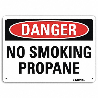 LYLE U31855NP10X7 Danger Sign 7 inx10 in Plastic