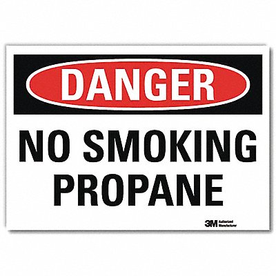 LYLE U31855RD14X10 Danger Sign 10inx14inReflective Sheeting