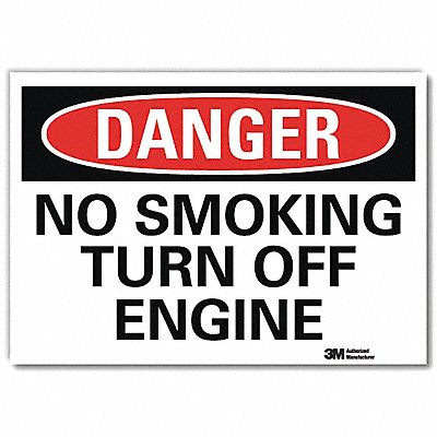 LYLE U31859RD14X10 Danger Sign 10inx14inReflective Sheeting