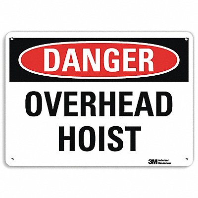 LYLE U31890NA14x10 Danger Sign 10 in x 14 in Aluminum