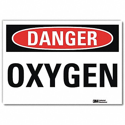 LYLE U31894RD7X5 Danger Sign 5inx7in Reflective Sheeting