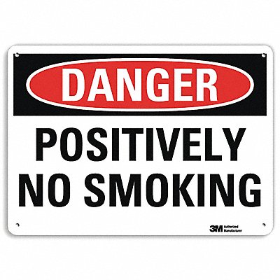 LYLE U31931RA14X10 Danger Sign 7 in x 14 in Aluminum