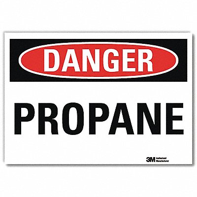 LYLE U31934RD14X10 Danger Sign 10inx14inReflective Sheeting