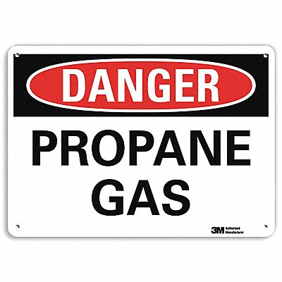 LYLE U31936RA14X10 Danger Sign 10 in x 14 in Aluminum