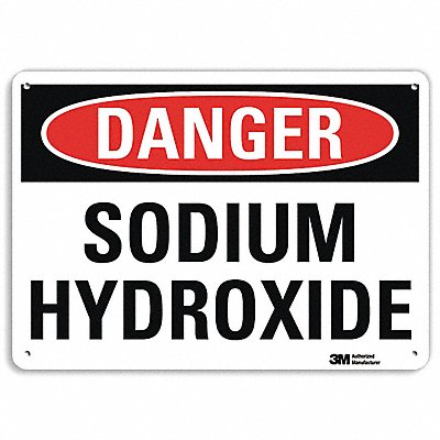 LYLE U31984RA10X7 Danger Sign 7 in x 10 in Aluminum