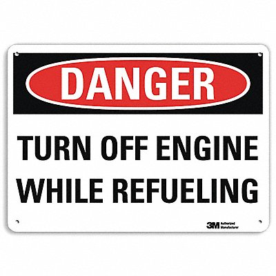 LYLE U32022NP14X10 Danger Sign 10 inx14 in Plastic