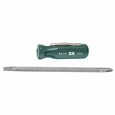 SK PROFESSIONAL TOOLS 85112 Pocket Multi-Bit Screwdriver 2-in-1 2 Pc
