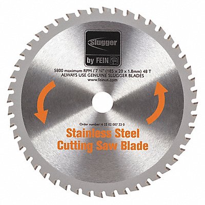 FEIN 63502007220 Circular Saw Blade 7 1/4 in 48 Teeth