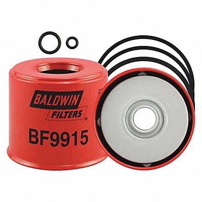 BALDWIN FILTERS BF9915 Fuel Filter Spin On 3-39/64 in.L