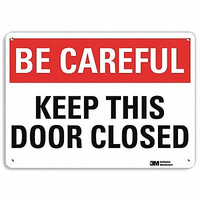 LYLE U71020RA10X7 Safety Sign 7 in x 10 in Aluminum