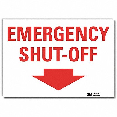 LYLE U71141RD7X5 Safety Decal 5inx7in Reflective Sheeting