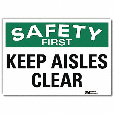 LYLE U71210RD7X5 Safety Decal 5inx7in Reflective Sheeting