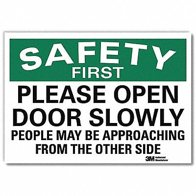 LYLE U71225RD7X5 Safety Decal 5inx7in Reflective Sheeting