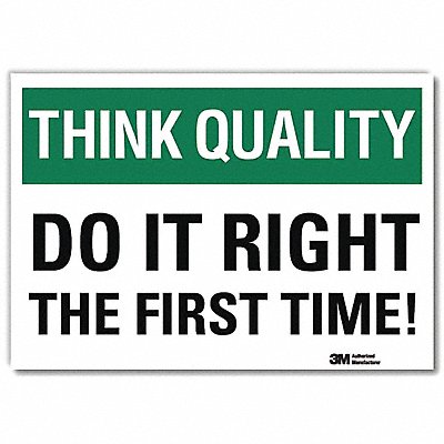LYLE U71311RD10X7 Safety Decal 7 in x 10 in Reflective Sheeting