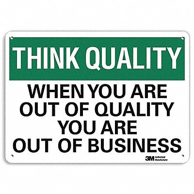 LYLE U71324RA10X7 Safety Sign 7 in x 10 in Aluminum