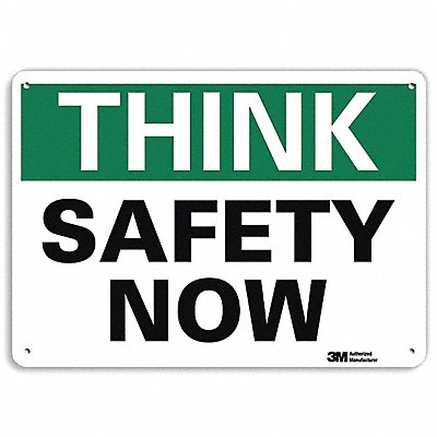 LYLE U71335NP14X10 Safety Sign 10 in x 14 in Plastic