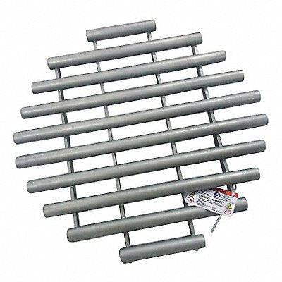 GRAINGER 34TA43 Magnetic Grate Round Rare Earth 20in dia