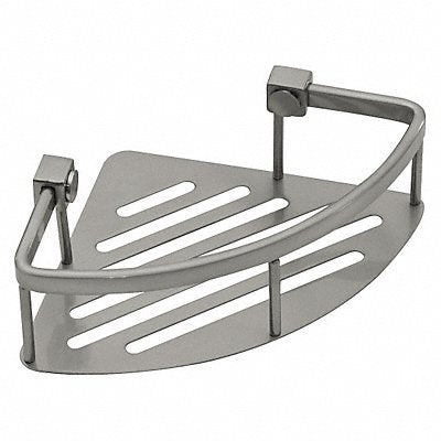 WINGITS WCONCBSN8 Corner Shower Basket SS Satin 8 in W