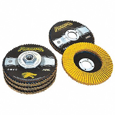 ARC ABRASIVES 7110826AF J1548 Flap Disc 4 1/2 in Dia 7/8 in Arbor