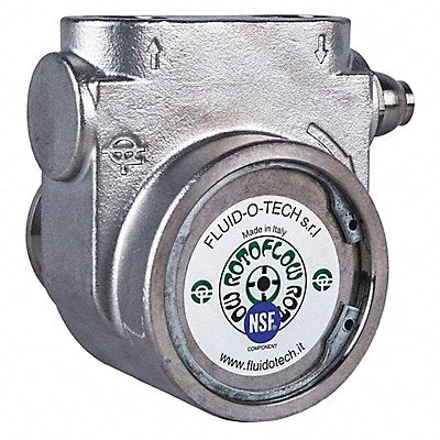 FLUID-O-TECH PO0301BNCNN0000 Rotary Vane Pump Stainless Steel 1.6 gpm